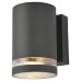 Forum Zink Lens Outdoor Up or Down Wall Light - IP44 - Anthracite