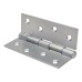 Steel Butt Door Hinge - 100 x 67mm - Durosil Silver Finish