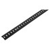 Exel Raised Bookcase Strip - 1829 x 24mm - Matt Black