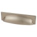 Crofts & Assinder Georgia Cabinet Cup Handle - 96mm Centres - Brushed Nickel