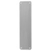 Exel Stainless Steel Plain Finger Plate - 375 x 75 x 1.5mm - Satin