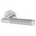 Excel Polished/Satin Chrome Door Handles on Round Rose - Serena Range 