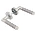 Excel Polished/Satin Chrome Door Handles on Round Rose - Serena Range 