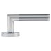 Excel Polished/Satin Chrome Door Handles on Round Rose - Serena Range 