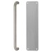 Light Duty Pull Door Handle Fire Door Kit & Dorgard Holder - Power Size 3 - Push/Pull - Silver