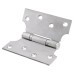 Parliament Hinge - 102 x 102 x 3mm - Satin Stainless Steel - Pair 