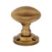 Heritage Brass by M Marcus Suffolk Mortice Door Knob - 56mm Rose Diameter - Antique Brass