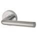 Jigtech Riva Latch Door Handle on Rose Kit - Passage - Satin Chrome