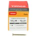 TIMCO Solo Chippy Pozi Countersunk Wood Screws - 6.0 x 60mm - Yellow Zinc - Pack of 200