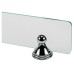 Croydex Westminster Glass Shelf - 500 x 115mm - Polished Chrome