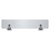 Croydex Westminster Glass Shelf - 500 x 115mm - Polished Chrome