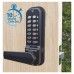 Borg BL4441 External Marine Grade Easicode Pro Back to Back Push Button Code Lock - Black