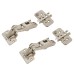 Blum CLIP Top Cabinet Hinge Pack with 0mm Mounting Plates - 170° - Un-Sprung - Overlay - Pair