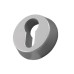 Anti-Ligature Escutcheon - 50mm Diameter - Satin Stainless Steel