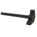 Exel Lines Stair Rod with Plain Finials - 900mm Length - Matt Black