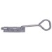 Monkey Tail Gate Bolt - Bow Handle - 470mm Length - Galvanised 