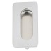 Exel Rectangular Flush Cabinet Pull Handle - 74 x 39mm - Matt Chrome