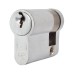 Eurospec 5 Pin 40mm Euro Single Cylinder - 30 + 10mm - Satin Chrome - Keyed to Differ