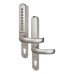 Borg BL6100 Push Button Code Lock for Multipoint Locks - Satin Stainless Steel