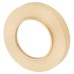 Burlington BUR20 Satin Brass Door Handles on Round Rose - Knightsbridge Range 