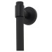 Hampstead Lines T-Bar Door Pull Handle on Rose - Screw Fix - 300mm Centres - Matt Black