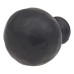 Olde Forge Ball Cabinet Knob - 30mm Diameter - Antique Black Iron