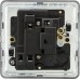 Knightsbridge 13A 1 Gang Screwless Flat Plate Switched Fused Spur - Matt Black 