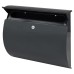Burg Wachter Toscana Postbox - 330 x 376 x 106mm - Anthracite Grey