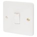 Exel 20A 1 Gang Double Pole Appliance Switch - White