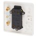 Exel 20A 1 Gang Double Pole Appliance Switch - White