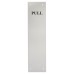 Exel Aluminium Finger Plate - Pull - 300 x 75 x 1.5mm - Satin Anodised