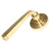 From The Anvil Polished Brass Door Handles on Round Beehive Rose - Avon Range 