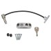 Jackloc Pro-5 Key-Locking Cable Window Restrictor - Satin Chrome 