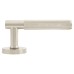 Exel Satin Nickel Knurled Door Handles on Round Rose - Remi Range 