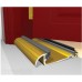 Exitex Low Height Macclex Threshold - 914mm Length - Thick Inward Opening Doors - Gold Anodised