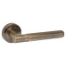 Exel Antique Brass Hexagonal Door Handles on Round Rose - Juno Range 