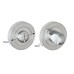 Exel Bathroom Turn & Release - 50mm Diameter - Satin Chrome