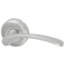 Heritage Brass by M Marcus Satin Chrome Door Handles on Round Rose - Sophia Range 