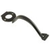 GateMate Escutcheon Handle for Long Throw Gate Lock - 200mm Length - Epoxy Black