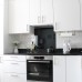 Exel Aluminium Kitchen Splashback - 900 x 750mm - Gloss Jet Black