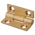 Solid Drawn Butt Cabinet Hinge - 25 x 19 x 1.45mm - Satin Brass - Pair