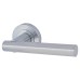 Exel Satin Chrome Door Handles on Round Rose - Bella Range 