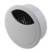 Exel Round Cable Tidy Grommet - 60mm Hole Size - White - Pack of 10