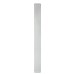 Exel Aluminium Plain Finger Plate - 1000 x 75 x 1.5mm - Satin Anodised
