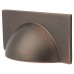 Crofts & Assinder Monmouth Cabinet Cup Handle - 64mm Centres - American Copper