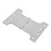 Parliament Hinge - 100 x 100 x 150mm - Polished Chrome - Pair