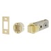 UNION JFL27 FastLatch Tubular Push-Fit Bathroom Deadbolt - 60mm Case - 44mm Backset - Polished Brass