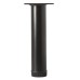 Rothley Round Adjustable Cabinet Furniture Leg - 32 x 200mm - Black