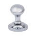Exel Oval Mortice Door Knob - 57mm Rose Diameter - Polished Chrome