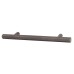 Exel 12mm T-Bar Cabinet Pull Handle - 128mm Centres - Brushed Pewter Effect